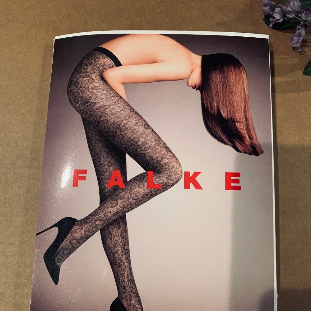 Falke Animal Print Tights BRAND NEW Medium